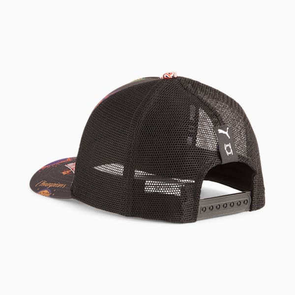 Basketball Trucker Cap II, PUMA Black-AOP, large-MEX