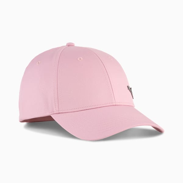 ESS Metal PUMA Cat Baseball Cap, Poised Pink, large-MEX