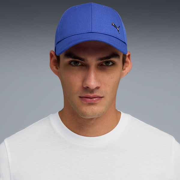 Essentials Metal PUMA Cat Baseball Cap, Royal Sapphire, large-ZAF