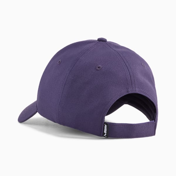 Essentials Metal PUMA Cat Baseball Cap, Deep Plum, large-ZAF
