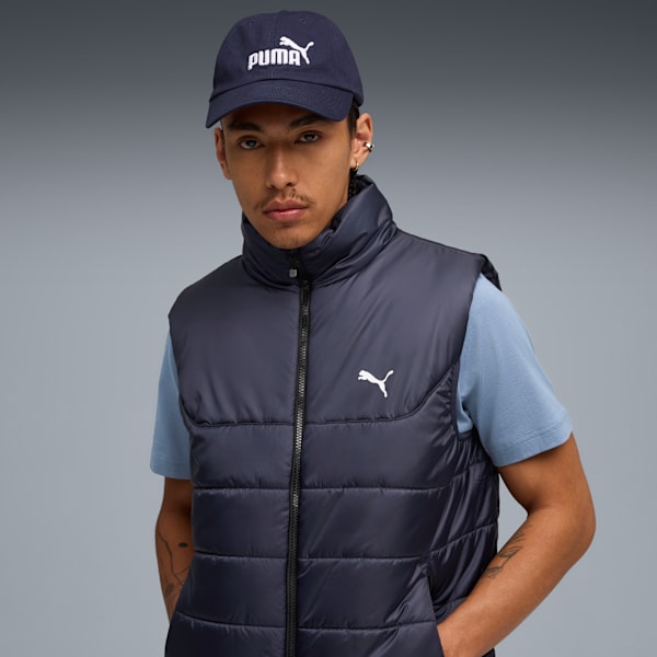 ESS No.1 Logo Baseball Cap, PUMA Navy-Logo, large-ZAF