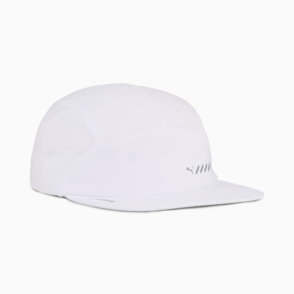 Gorra de running plegable PUMA, PUMA White, large-MEX