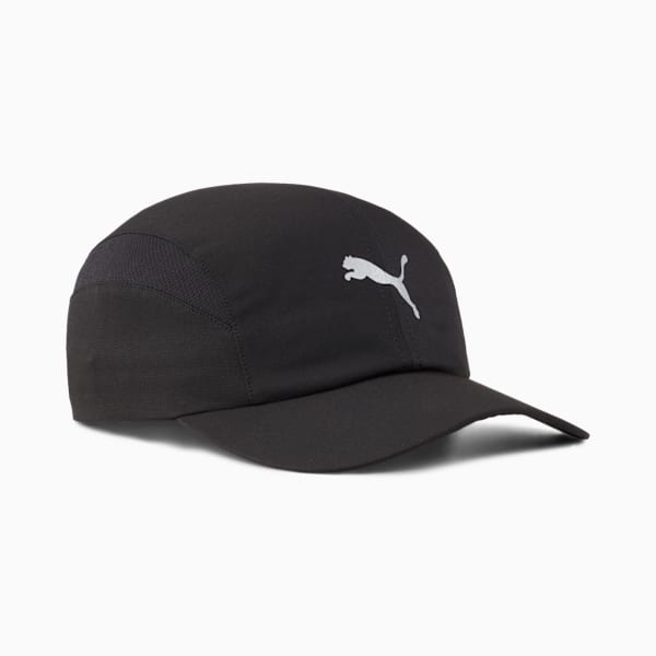 Quick Dry Training 4 Panel Cap, Puma Black, large-ZAF