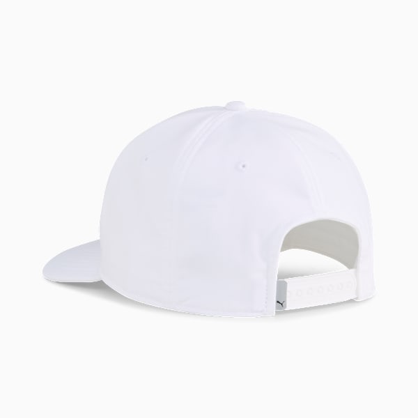 Gorra con visera Heritage P Tech Golf para hombre, White Glow-PUMA Black, large-MEX