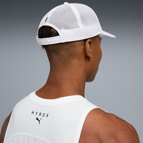 PUMA x HYROX Trucker Cap, PUMA White, large-ZAF