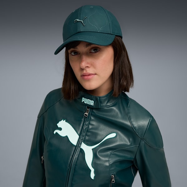 Quilted Baseball Cap, Green Terrain, large-ZAF