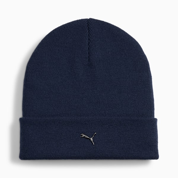 Metal PUMA CAT High Crown Beanie, PUMA Navy, large-ZAF