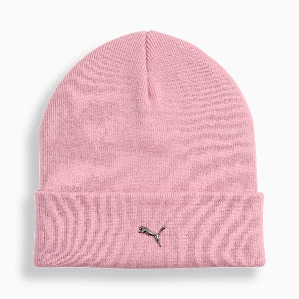Metal PUMA CAT High Crown Beanie, Poised Pink, large-ZAF