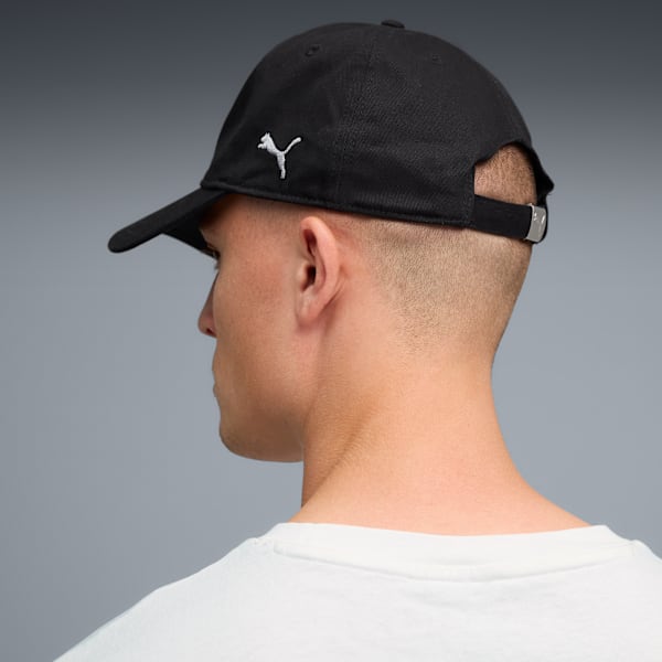 Gorra con visera Manchester City Essentials, PUMA Black-PUMA Silver, large-ARG