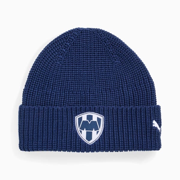 CF Monterrey Essentials Beanie, Persian Blue-PUMA White, large-MEX