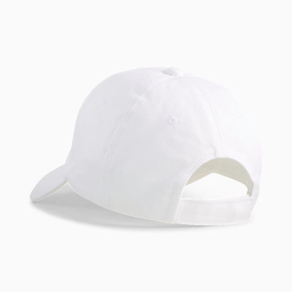 Essentials No.1 Logo Baseball Cap Youth, PUMA White, large-ZAF