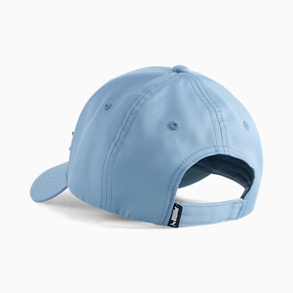 Gorra con visera Essentials Metal PUMA Cat para adolescentes, Cool Blue, large-MEX