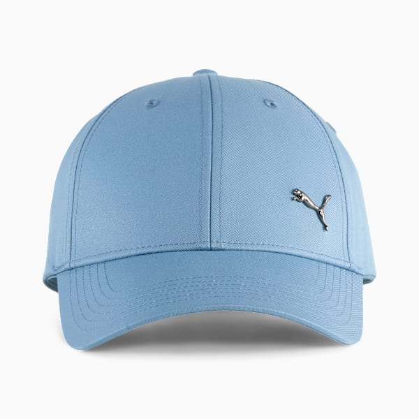 Gorra con visera Essentials Metal PUMA Cat para adolescentes, Cool Blue, large-MEX