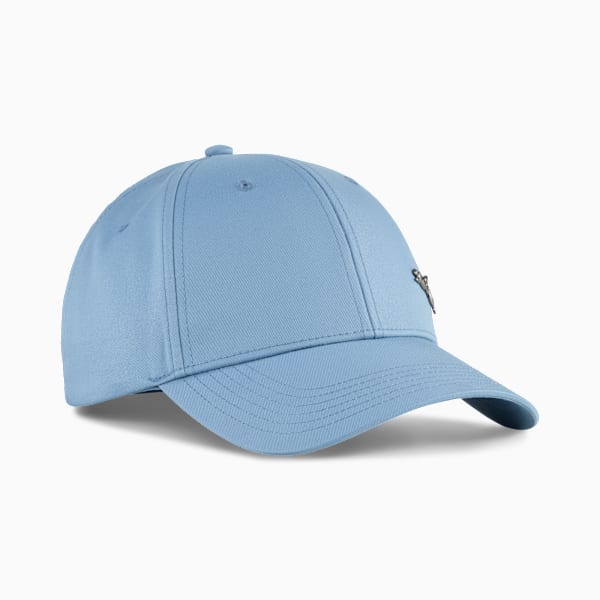 Gorra con visera Essentials Metal PUMA Cat para adolescentes, Cool Blue, large-MEX
