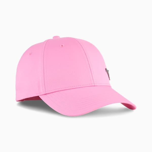 Gorra con visera Essentials Metal PUMA Cat para adolescentes, Posie Pink, large-MEX