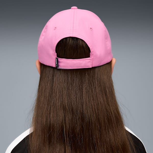 Gorra con visera Essentials Metal PUMA Cat para adolescentes, Posie Pink, large-MEX