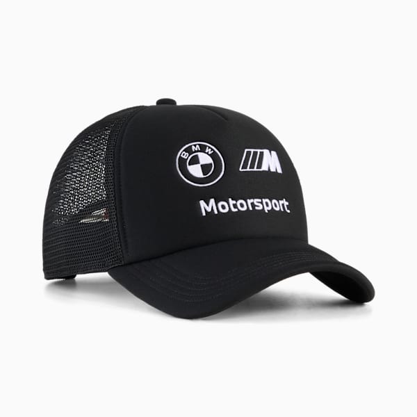 BMW M Motorsport Trucker Cap, PUMA Black, large-ZAF