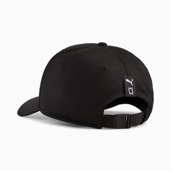 Basketball Low Curve Cap Youth, PUMA Black, large-ZAF