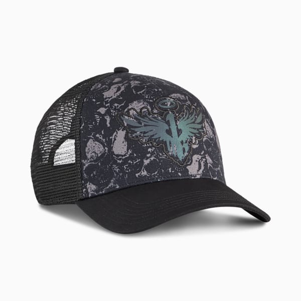 Gorra con malla LaMelo, PUMA Black-AOP, large-ARG