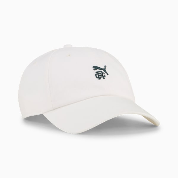 PUMA x REIGNING CHAMP Unstructured Golf Cap, Warm White, large-ZAF