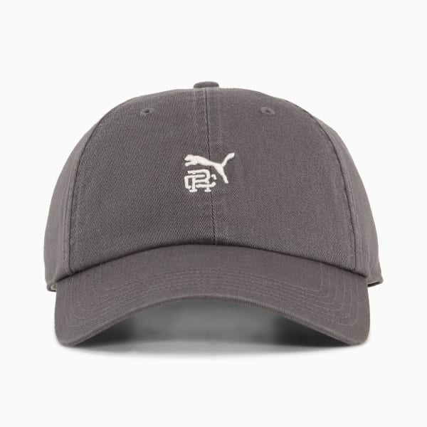 PUMA x REIGNING CHAMP Unstructured Golf Cap, Dusky Gray, large-ZAF