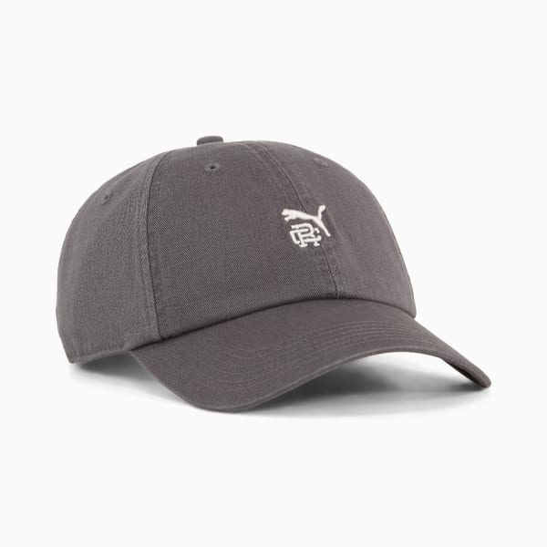 PUMA x REIGNING CHAMP Unstructured Golf Cap, Dusky Gray, large-ZAF