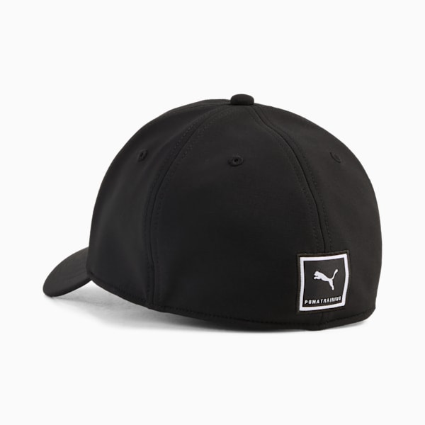 Gorra con visera Training Flexfit, Puma Black, large-ARG