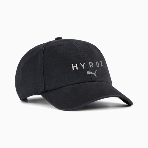 Gorra con visera PUMA x HYROX, PUMA Black, large-MEX