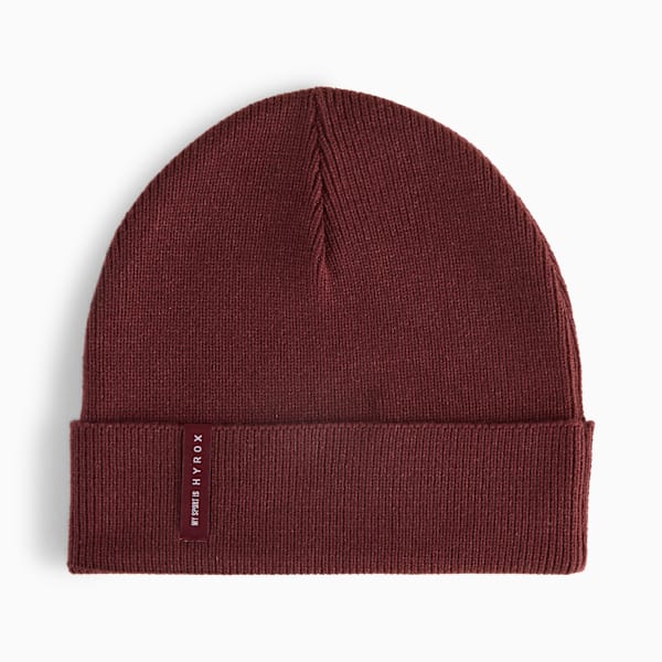 PUMA x HYROX Mid Crown Beanie, Ruby Shimmer, large-ZAF