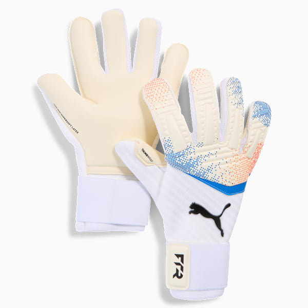 Guantes de portero FUTURE Pro Hybrid, PUMA White-Glowing Red-Ultra Blue, large-MEX