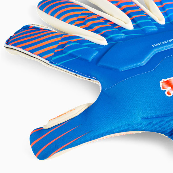 Guantes de arquero PUMA ULTRA Ultimate Hybrid unisex, Ultra Blue-Glowing Red, large-ARG