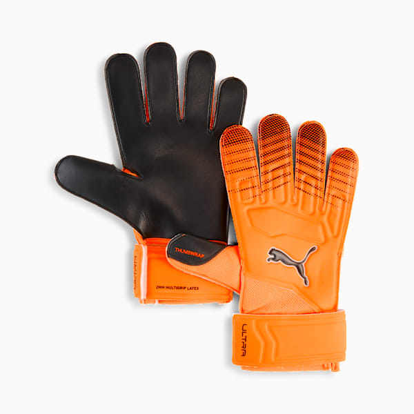PUMA ULTRA Play Goalkeeper Gloves, Heat Fire-Glowing Red-PUMA Black, large-ZAF
