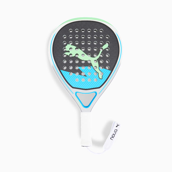 Paleta de pádel NOVA PADEL ELITE HYB, PUMA Black-Luminous Blue-Glacial Gray, large-ARG