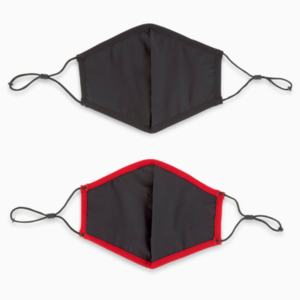 PUMA II Face Mask 2-Pack, Puma Black-AS, large-ZAF