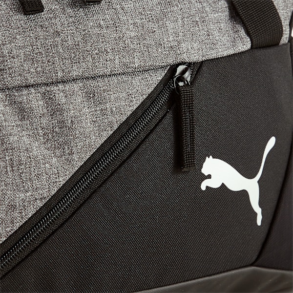 Bolso pequeño para fútbol teamFINAL, Puma Black-Medium Gray Heather, large-ARG