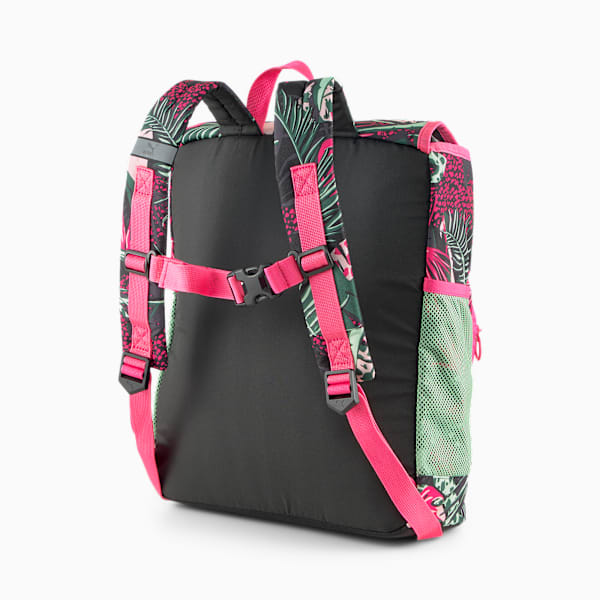 Mochila juvenil PRIME Vacay Queen, Glowing Pink-PUMA Black, large-ARG
