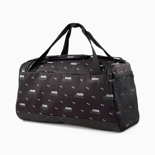 Challenger S Duffle Bag, PUMA Black-LOGO APP, large-ZAF