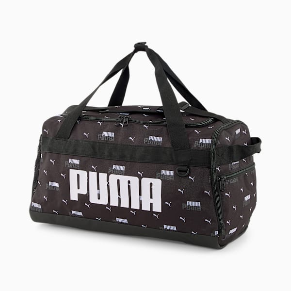 Challenger S Duffle Bag, PUMA Black-LOGO APP, large-ZAF