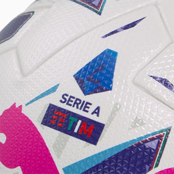 Pelota Orbita Serie A (FIFA Pro), Puma White-Blue Glimmer-Sunset Glow, large-ARG