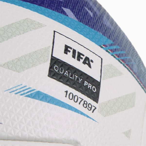 Pelota Orbita Serie A (FIFA Pro), Puma White-Blue Glimmer-Sunset Glow, large-ARG