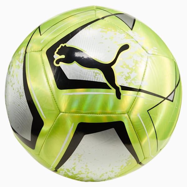 Pelota de fútbol PUMA CAGE, Electric Lime-Puma Silver-PUMA Black, large-ARG