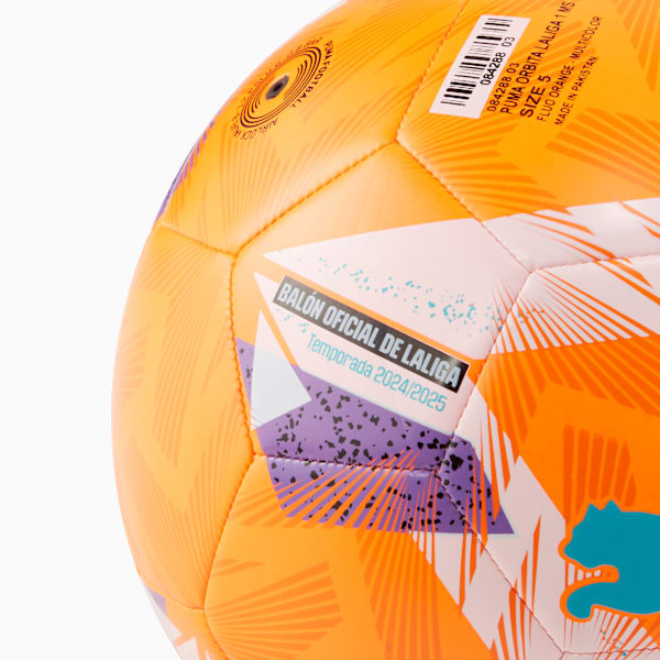 Balón de fútbol Orbita La Liga 1, Fluo Orange-multicolor, large-MEX