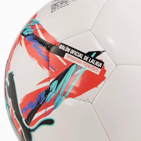 Mini pelota de fútbol Orbita La Liga 1, PUMA White-multicolor, large-ARG