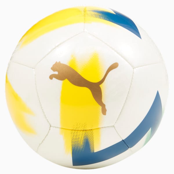 Minipelota de fútbol Neymar JR BNA Graphic, PUMA White-Gold-Pelé Yellow, large-ARG