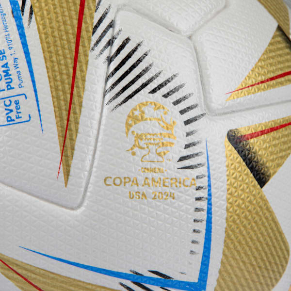 Pelota CUMBRE Copa America FIFA Pro, PUMA White-PUMA Gold, large-ARG