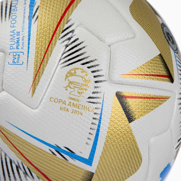 Pelota CUMBRE Copa America FIFA Pro, PUMA White-PUMA Gold, large-ARG