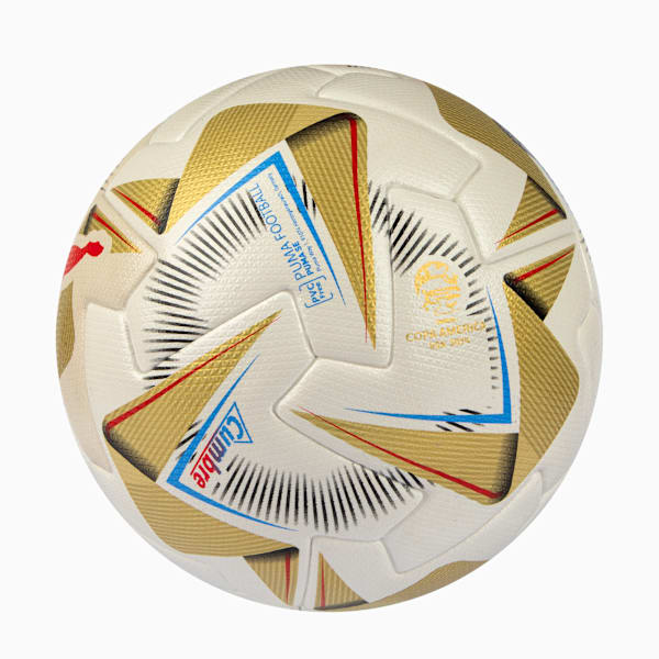 Pelota CUMBRE Copa America FIFA Pro, PUMA White-PUMA Gold, large-ARG
