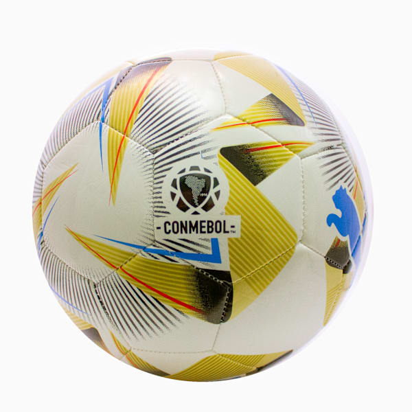 Pelota CUMBRE Copa America MS, PUMA White-PUMA Gold, large-ARG