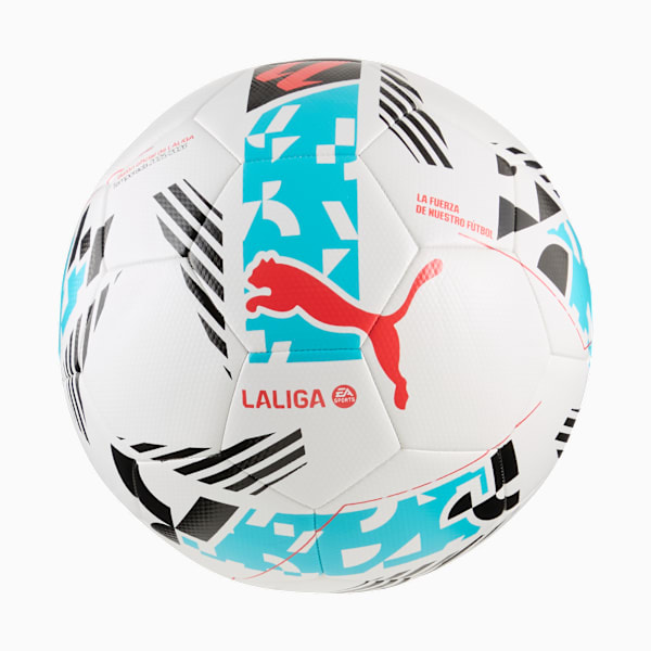 PUMA Orbita LaLiga 1 Football, PUMA White-multicolor, large-ZAF