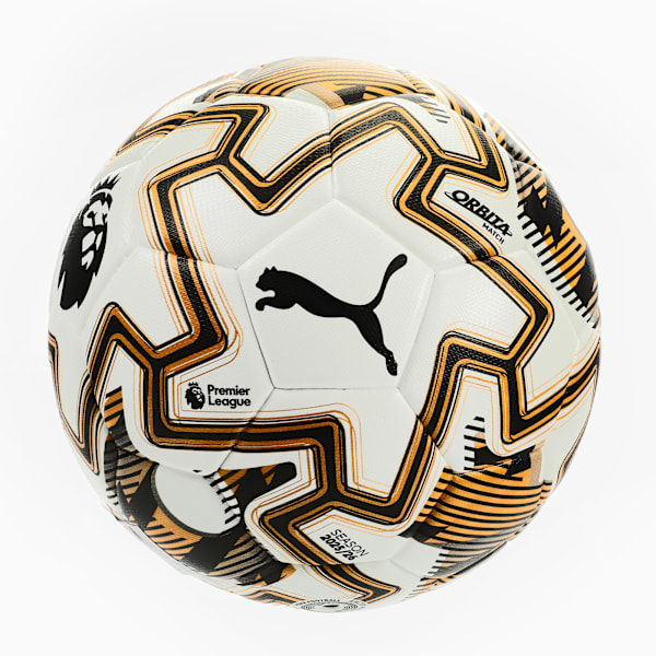 Balón de fútbol PUMA Orbita Match PL Brilliance FIFA® Quality, PUMA White-Heat Fire-PUMA Black, large-MEX